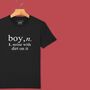 'Boy: Noise With Dirt' Definition T Shirt For Boys, thumbnail 6 of 12