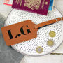 Personalised Initials Luggage Tag Travel Gift Friend, thumbnail 1 of 5