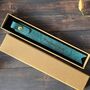 Engraved Personalised Leather Bookmark Gift, thumbnail 2 of 9