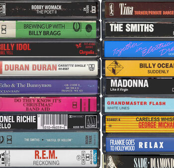 Personalised 41st Birthday Print Music From 1984, 3 of 7