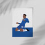 Callum Hudson Odoi The Blues Football Poster, thumbnail 3 of 3