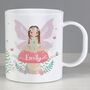 Personalised Toadstool Fairy Plastic Kids Mug, thumbnail 1 of 4