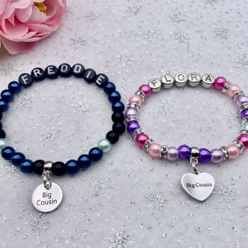 Personalised Cousin Bracelet, Cousin Gift, 12 of 12