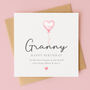 Personalised Balloon Birthday Card For Grandma, thumbnail 1 of 6
