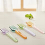 Set Of Four Glass Dessert Spoons And Ice Cream Spoons, thumbnail 3 of 5