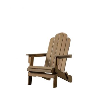 Natural High Back Foldable Garden Lounge Chair, 5 of 5