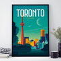 Toronto Art Print, thumbnail 2 of 4