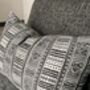 Mud Cloth Cushion Pillow With Insert Boho 13' x 19', thumbnail 4 of 9