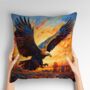 Golden Eagle Hand Made Poly Linen Cushions, thumbnail 4 of 9