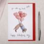 Sausage Dog Valentine Card, thumbnail 1 of 2