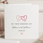 Wedding Day Card With Names And Date, thumbnail 1 of 7