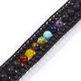 Lava Bead Chakra Inspired Wrap Bracelet, thumbnail 4 of 7