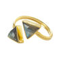 'Direction' Gold Vermeil Labradorite Ring, thumbnail 1 of 3