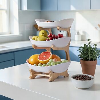 Three Tier Fruit And Snack Bowls, 8 of 8