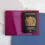 Personalised Couples Honeymoon Leather Passport Covers, thumbnail 12 of 12