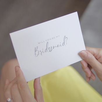 Will You Be My Bridesmaid Proposal Card, 2 of 2