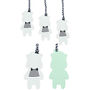 Set Of Two Animal Gift Tags Bear Or Hippo, thumbnail 4 of 4