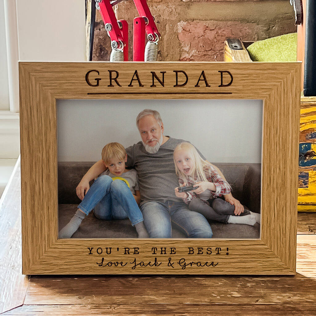 Personalised Grandparent Picture Frame Photo Gift, 1 of 10