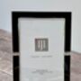 Isaac Jacobs Black And Silver Tone Border Photo Frame, thumbnail 2 of 3
