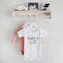 Personalised Baby Name Short Sleeve Bodysuit, thumbnail 6 of 11