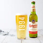 Personalised 30th Birth Year And Name Beer Glass, thumbnail 2 of 6