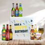 Around The World Lager Happy Birthday Craft Beer Gift Box, thumbnail 1 of 6