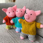 The Three Little Pigs Knitting Pattern, thumbnail 1 of 3