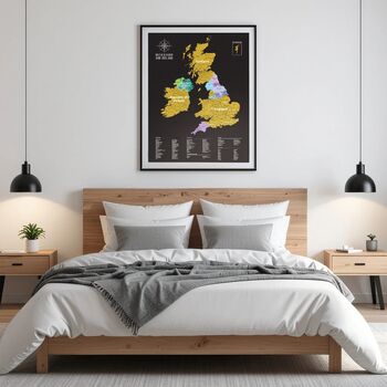 UK Scratch Map Travel Tracker Gifts, 7 of 10