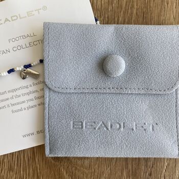 West Bromwich Albion Football Club Fan Bead Bracelet With Charms, 2 of 2