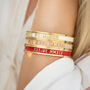 Personalised Special Date Bangle Handmade 18 Ct Gold, thumbnail 2 of 8