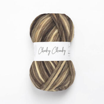 Cheeky Chunky Twist Yarn 100g Ball Natural Merino Wool, 2 of 2