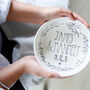 Personalised Ceramic Anniversary Gift Plate, thumbnail 1 of 5