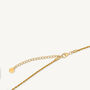 Twisted 14k Gold Plated Rope Chain Necklace, thumbnail 4 of 4