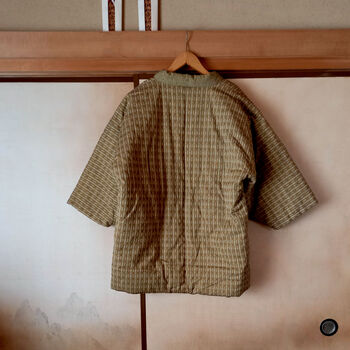 Japanese Padded Cotton Kimono Jacket, 7 of 9