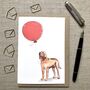 Personalised Bloodhound Dog Birthday Card, thumbnail 1 of 4
