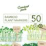 Bamboo Plant Markers, thumbnail 2 of 7