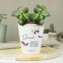 Personalised Butterfly Plant Pot Gift, thumbnail 3 of 4