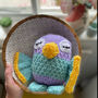 Cheeky Blue Bird Knitting Pattern, thumbnail 1 of 2