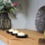 Set Of Iron Hammered Candle Dishes, thumbnail 2 of 6