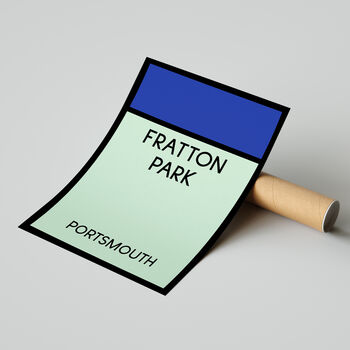Fratton Park Monopoly Portsmouth Print, 2 of 2