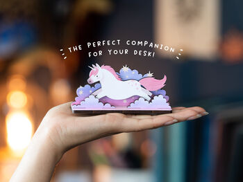 Personalised Unicorn Birthday Pop Out Card, 2 of 6