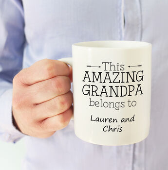 This Amazing Grandad Grandpa Belongs To Mug, 2 of 2