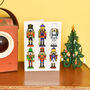 Dog Nutcrackers Christmas Card, thumbnail 4 of 4