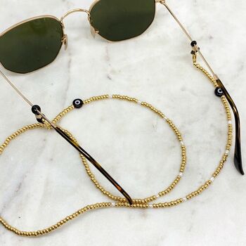 Evil Eye Convertible Sunglasses To Face Mask Chain, 3 of 8