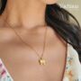 Stainless Steel Cute Bow Pendant Necklace, thumbnail 1 of 3