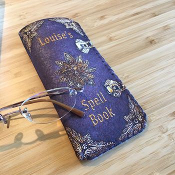 Personalised Book Of Spells Glasses Case, 4 of 5