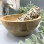 Wooden Smudge And Ritual Offerings Bowl Buddha 13x7cm, thumbnail 2 of 2
