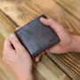 Personalised Italian Leather Wallet In Tan Or Brown, thumbnail 2 of 6