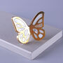 G Decor Handcrafted Brass And Mother Of Pearl Butterfly Cabinet Knob, thumbnail 3 of 3