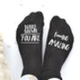 Personalised Positive Affirmation Sweary Socks, thumbnail 1 of 3